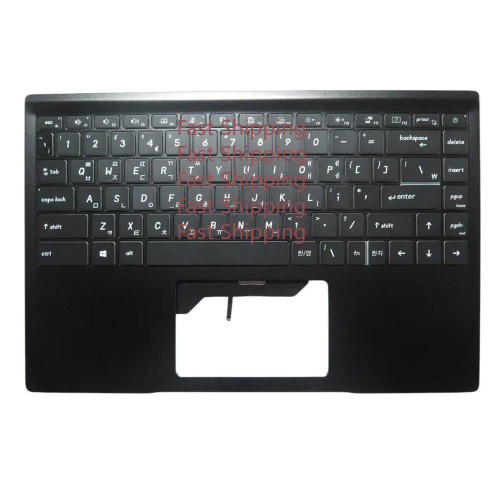 C=For Laptop PalmRest&Keyboard Modern 14  MSI NSK-FFTBN 9Z.NJ2BN.T0A S1N3EHB282SA0 V194222EK1 S1N3EKR2G2SA0 Without Touchpad