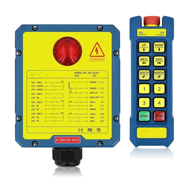 Controles Remotos para Grúas Industriales ML-K10S+, Equipo Profesional de Posventa para Monitoreo Ambiental