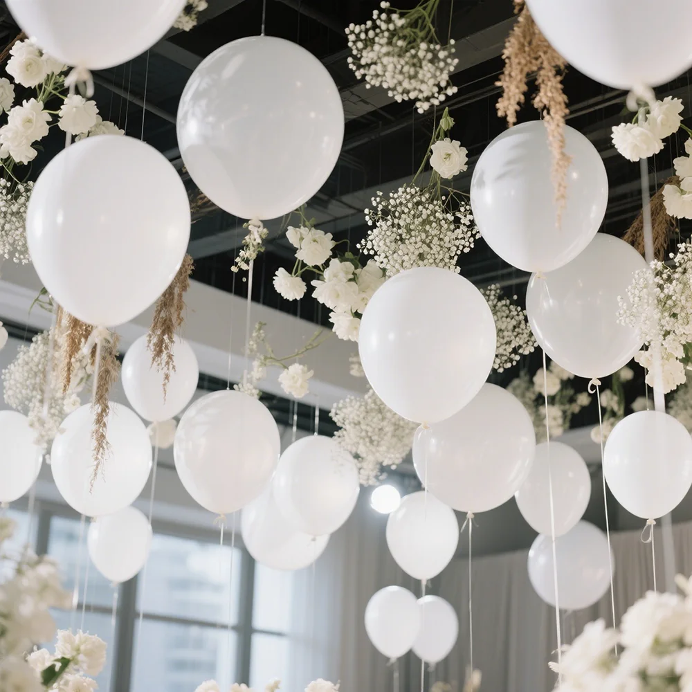 

White Balloon Arch DIY Wedding Happy Birthday Party Anniversary Bridal Gift Party Christmas Retirement Proposal Decoration Balon