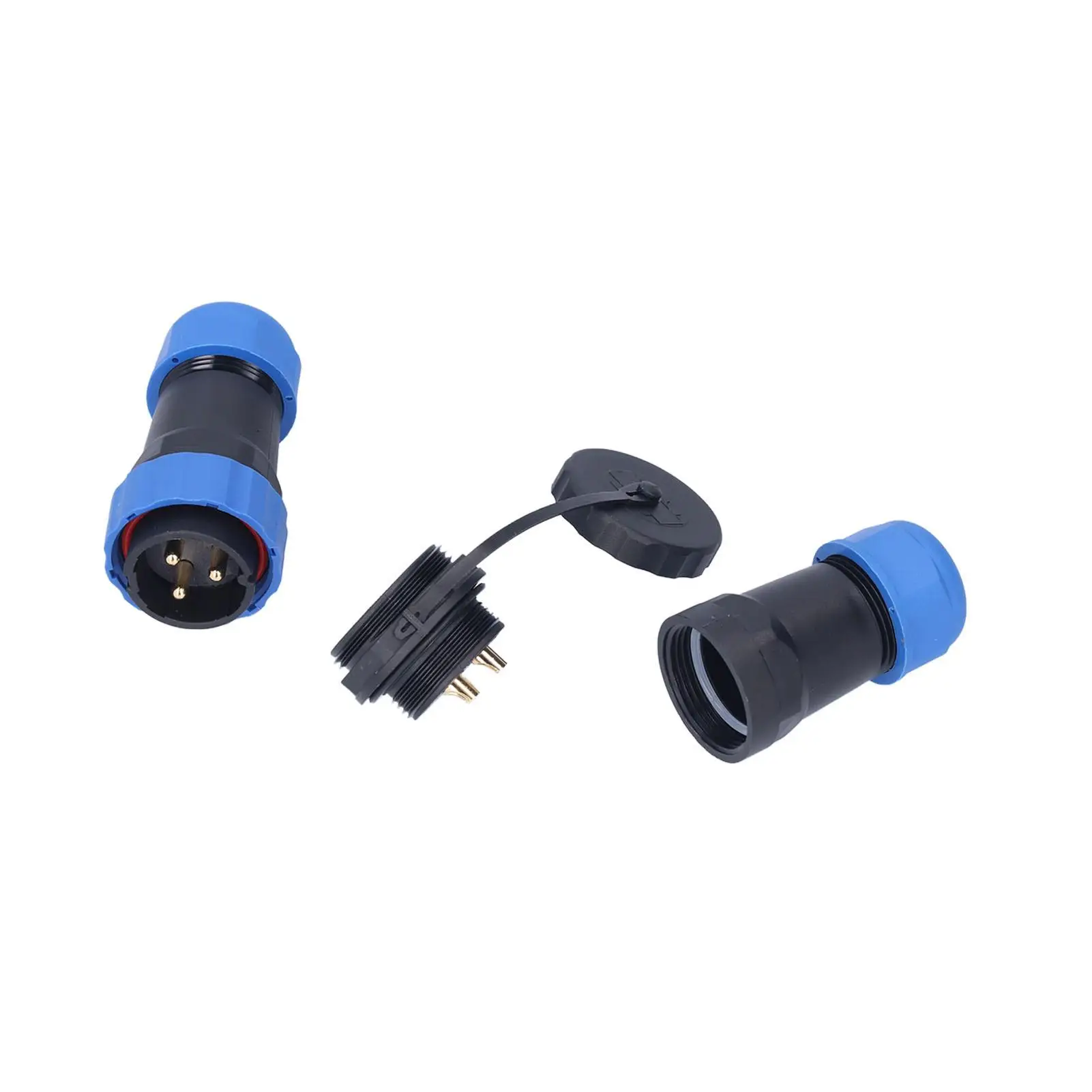 Durable IP68 Waterproof Inline Cable Coupler Aviation Plug for communication Equipment and for instruments