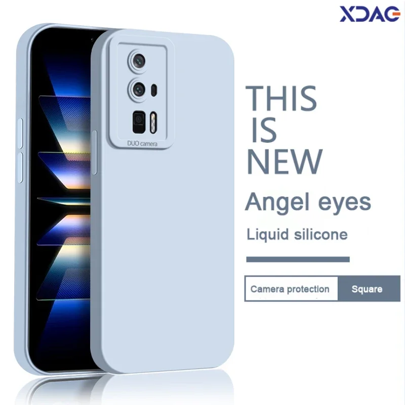 

Candy Color Liquid Silicone Case for Xiaomi Redmi K60 Pro Ultra K60E Angel Eyes K60Pro K60Ultra 5G High Qualtiy Back Cover Funda