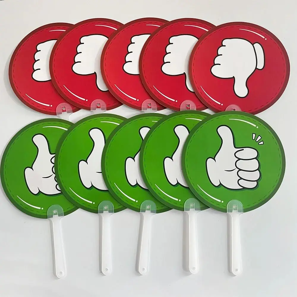8 stuks Expressie KT Bord Ja/Nee Juist/Verkeerd Houd Het Bord Omhoog Duurzaam Rood Groen Spel Interactief Bord Kleuterschool