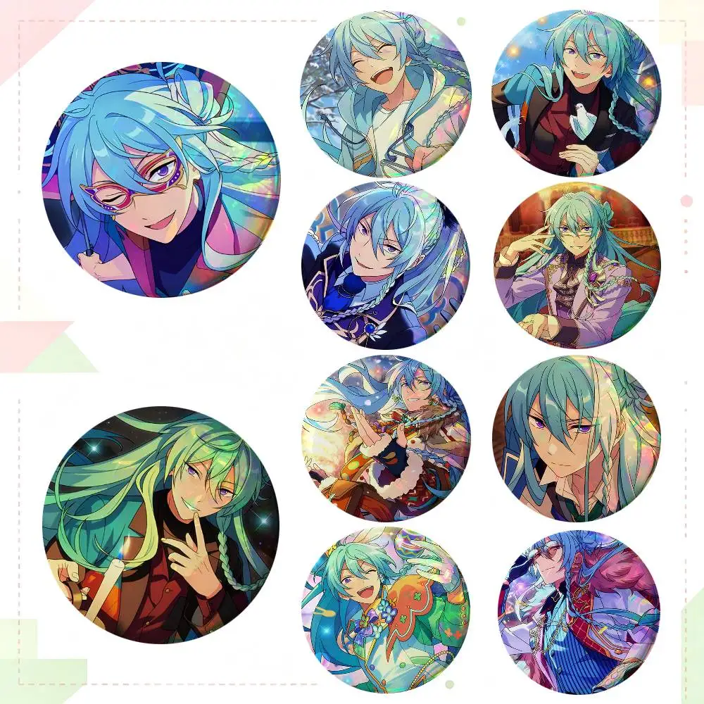Music Game Ensemble Stars Hibiki Wataru Round Badges Can Be Used To Decorate Clothes And Backpack Pins