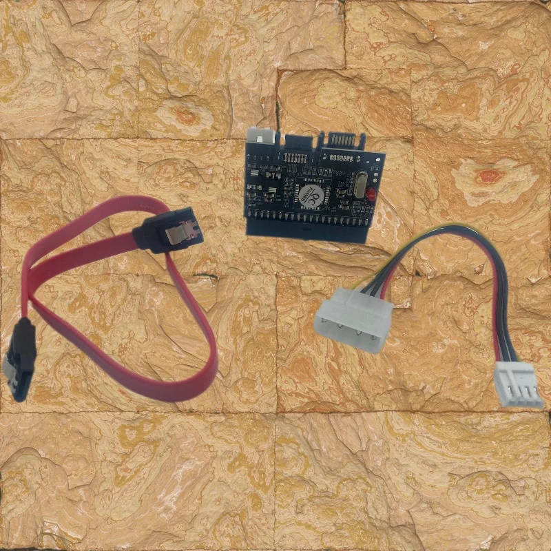 

NEW IDE to SATA Adapter Card SATA to IDE Converter Bidirectional Conversion 100/133 3.5" Hard Disk Drive Riser 4pin Power for PC