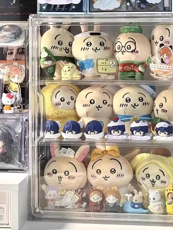 

0cm Doll Storage Box Cotton Toy Display Case Small Eight Uzaki Hanging Charm Giikawa Acrylic Case for Collectors And Children