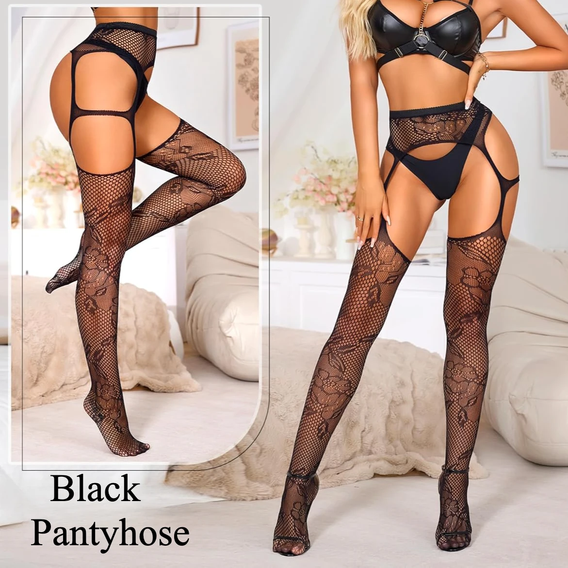 Terbaru 4-warna Pantyhose klub malam Mesh ketat untuk wanita Lingerie Legging erotis tubuh stoking seksi lenceria bernapas celana ketat