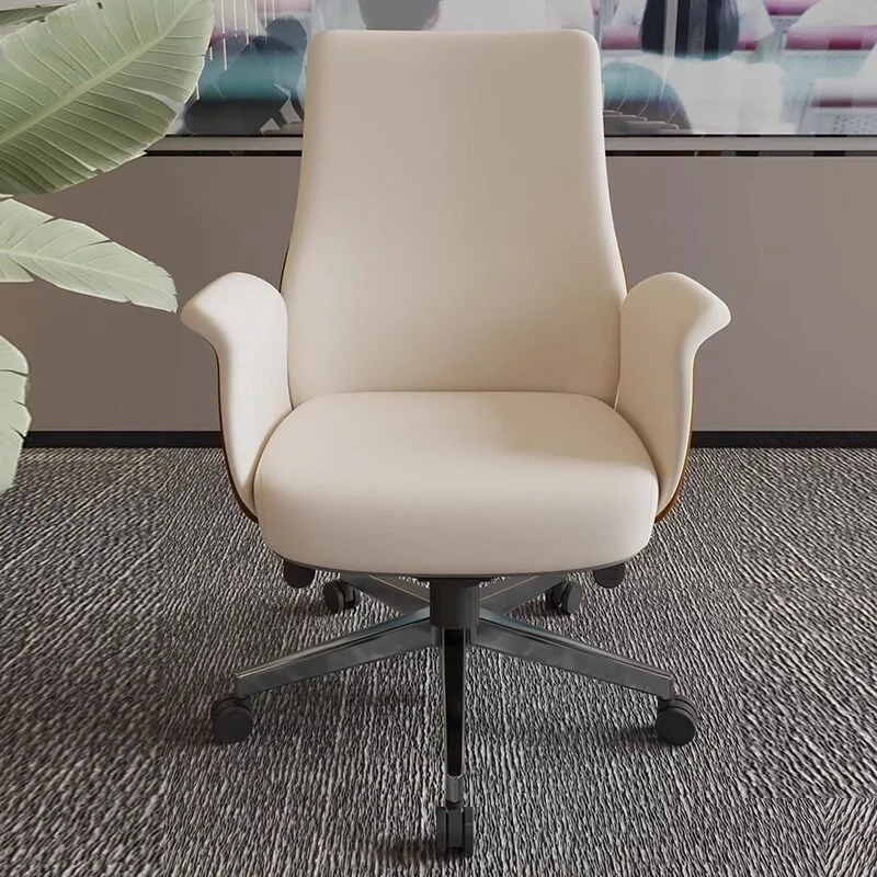 Back Armrest Support Office Chair Cushion Comfortable Swivel Ergonomic Office Chair Dining Rolling Sedia Ufficio Furniture