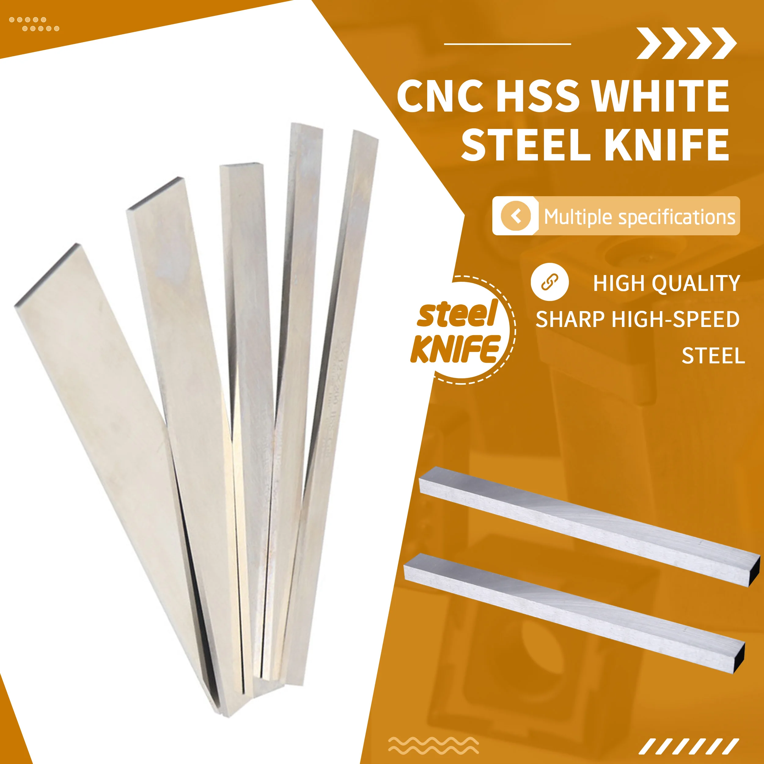 3x6 3x8 3x10 3x12 3x14 3x16 3x18 3x20X200MM CNC Cutting HSS White Steel Knife Lathe Industry High Quality Machining Knife Embryo