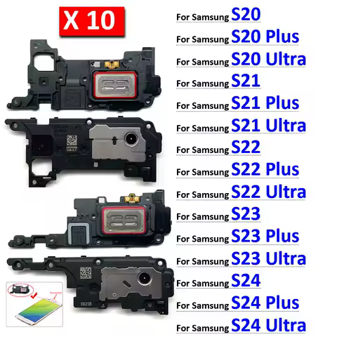 10Pcs, Earpiece Ear Speaker Sound Receiver Flex Cable For Samsung S8 S9 S10 S10e S20 S21 S22 S23 S24 Plus Ultra Fe