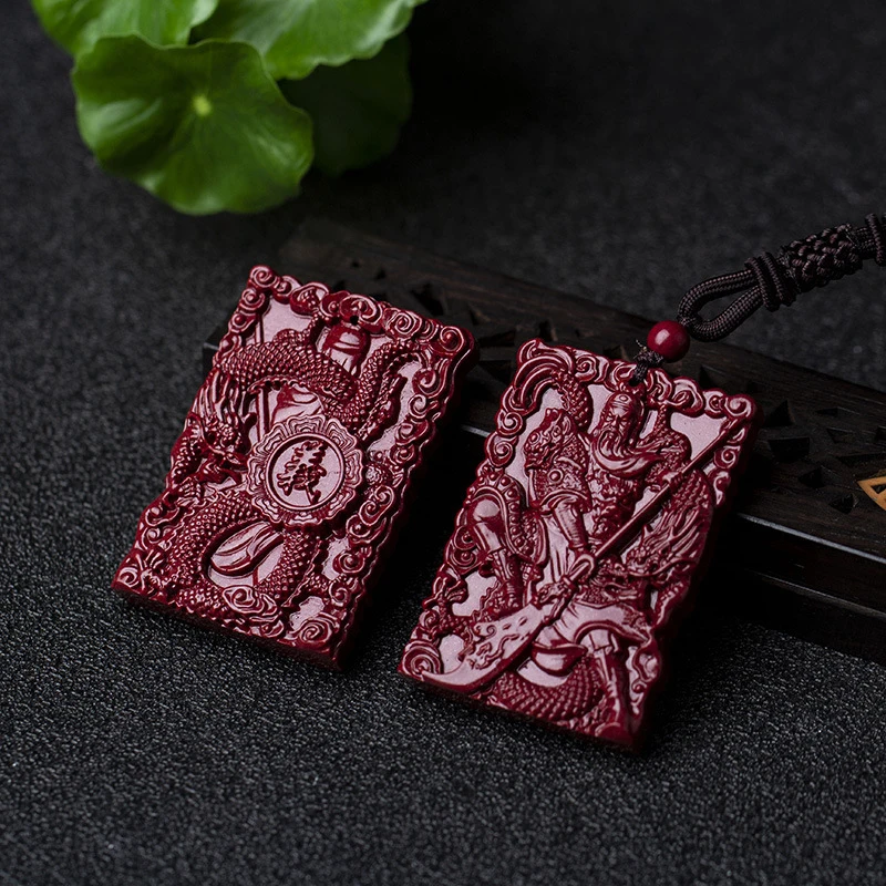 

Natural Pendant with High Content of Purple Gold Sand,-Slashing Guan Gong, Yibo Yuntian Fang