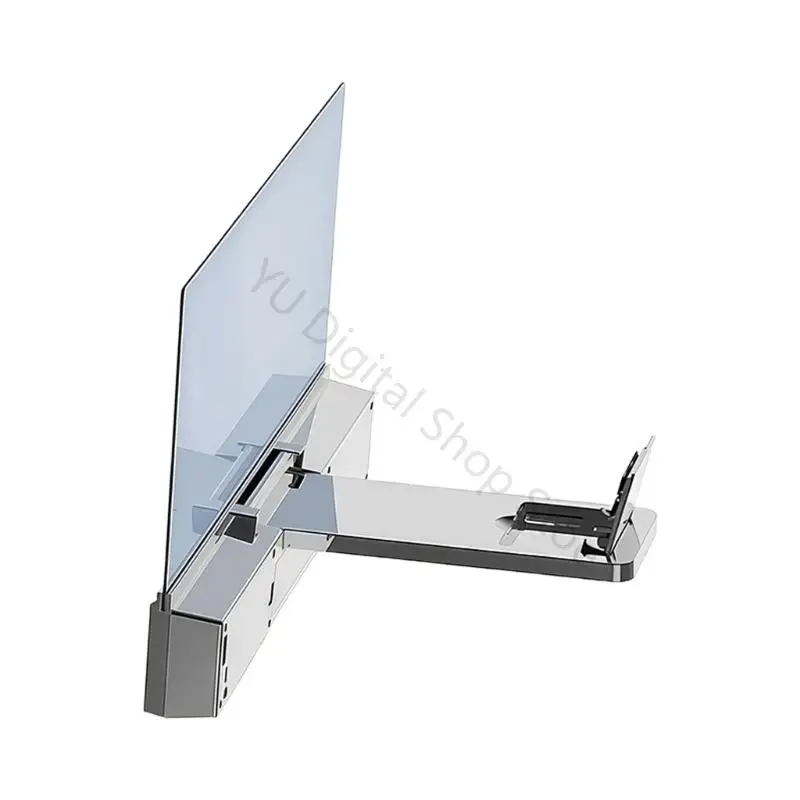96BA Phone Screen Amplifier Magnifier With Speaker Foldable Design For Travel Use