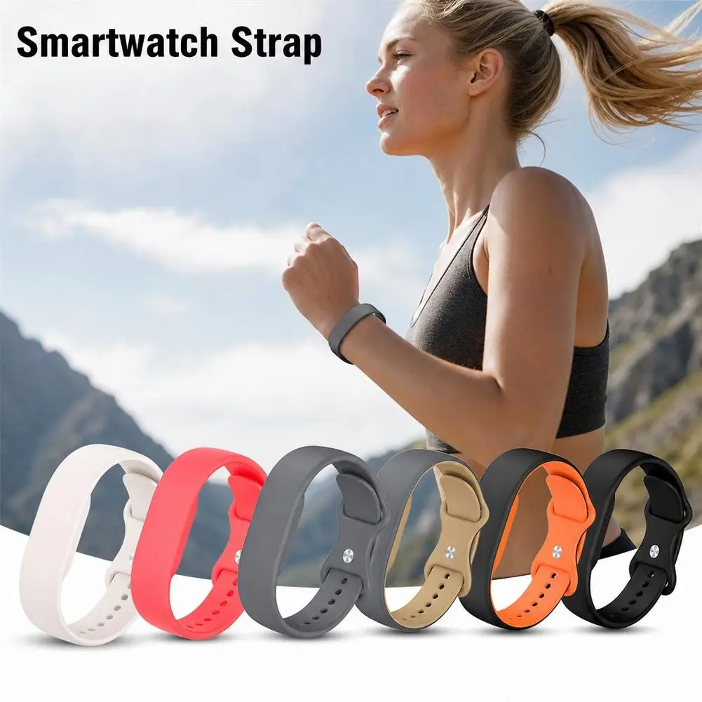Silicone Watch Strap For Google Fitbit Air Replacement Soft Watch Correa Bracelet For Fitbit Air Sports Loop Band Accessories