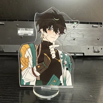 인기 애니메이션 혼카이 스타 레일 피규어, 3 월 7 일 아크릴 스탠드, 단 힝 징 위안 캐릭터 모델 팬 크리스마스 선물, 15cm 