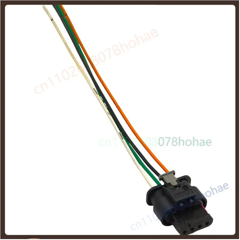 For 4‑Pin Water Temp Air Flow Meter Sensor Harness Plug Socket For Weichai Euro5 Diesel Truck Replacement Spare Part（5pcs）