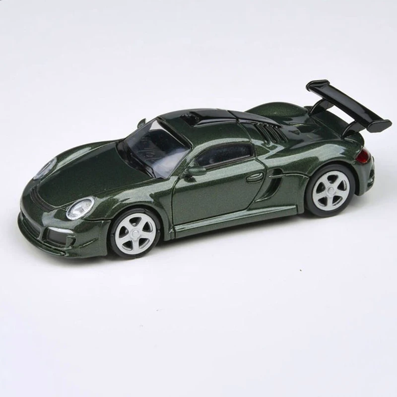 1:64 911 RUF CTR3 클럽스포츠 2012 합금 자동차 다이캐스트 & 장난감 자동차 모형 미니어처 스케일 모형 자동차 어린이용