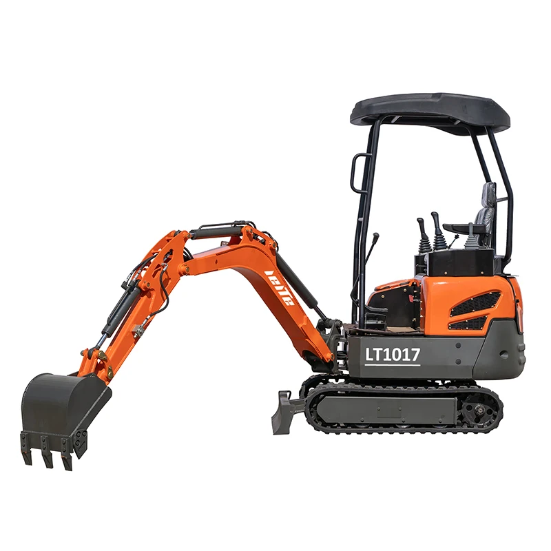 Mini escavatore idraulico multifunzione 1.7 T 1700kg Mini escavatore cingolato più piccolo Bagger per scavatrice da 1.7 tonnellate in vendita