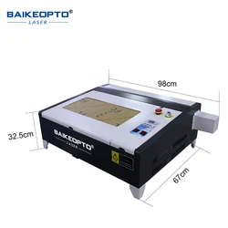 40w 50w CO2 Laser Engraving and  Cutting Machines 40*40 for Acrylic Cutting and Engraving