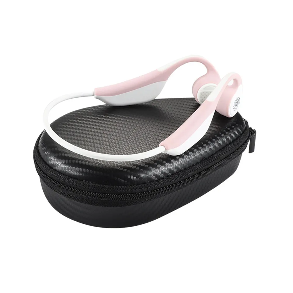 Headphone Case Headset Carry Bag Compatible for AfterShokz Black Carrying Cover