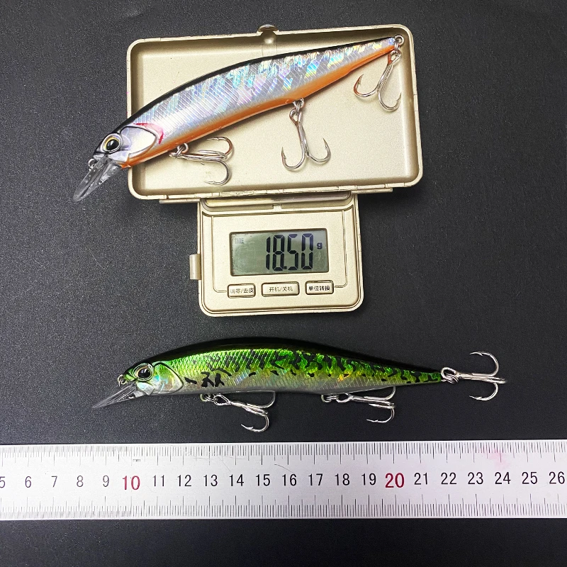 Minnow Floating Fishing Lure 120F 120mm 18.5g Jerkbait Wobblers Casting Sea Fishing Trout Bass Carp Fish Tackle Hard Bait M084