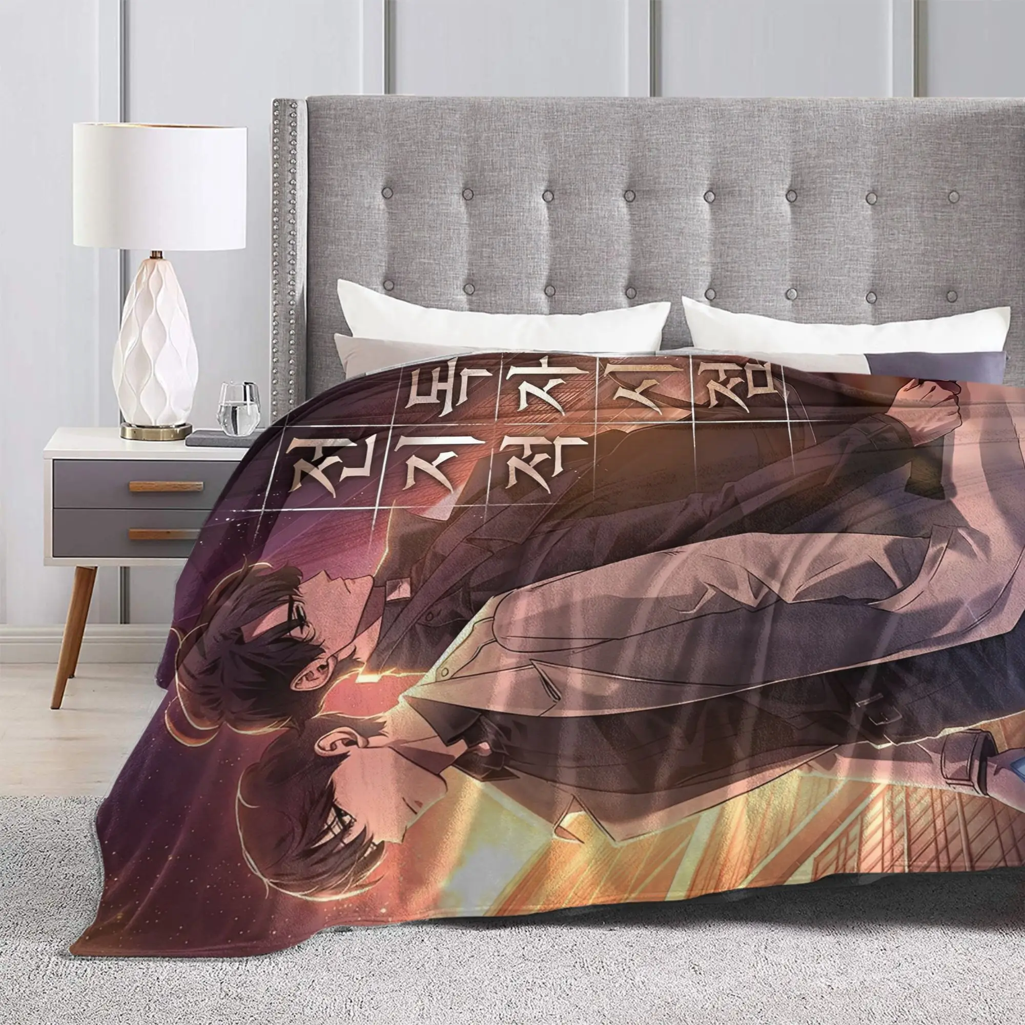 Omniscient Readers Viewpoint Blankets Velvet  Yoo Joonghyuk Warm Throw Blanket for Bedroom Sofa Bedspread
