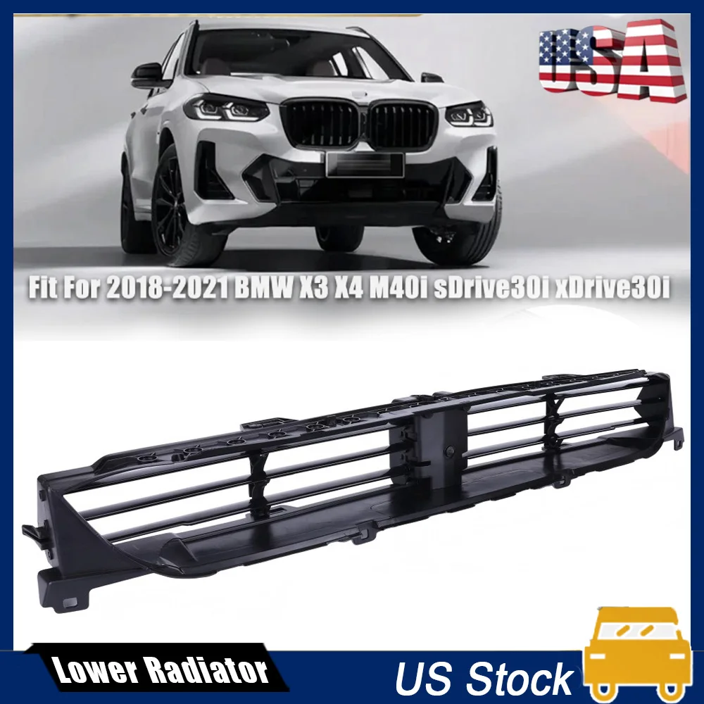 

Radiator Support Air Intake-Shutter W/motor For BMW X3 X4 M40i sDrive30i xDrive30i 2018-2021 51137497231