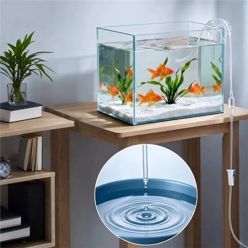 For Saltwater And Freshwater Aquariums Compatible 2Pcs Drip Acclimation Kit, Adjustable Slow Drip System-B51B