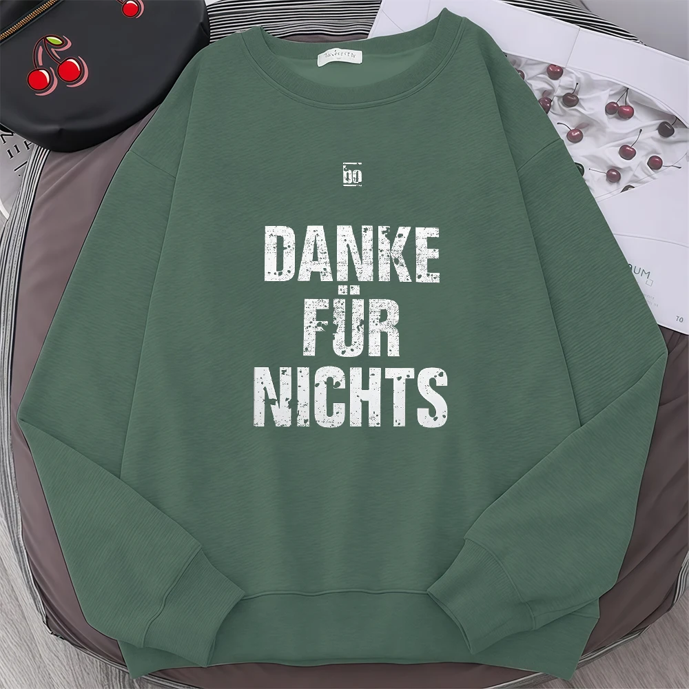 Gracias por nada sudaderas con capucha estampadas banda de Heavy Metal Bohse Onkelz mujeres hombres ropa de calle pulóver sudaderas con capucha Harajuku chándal 2026