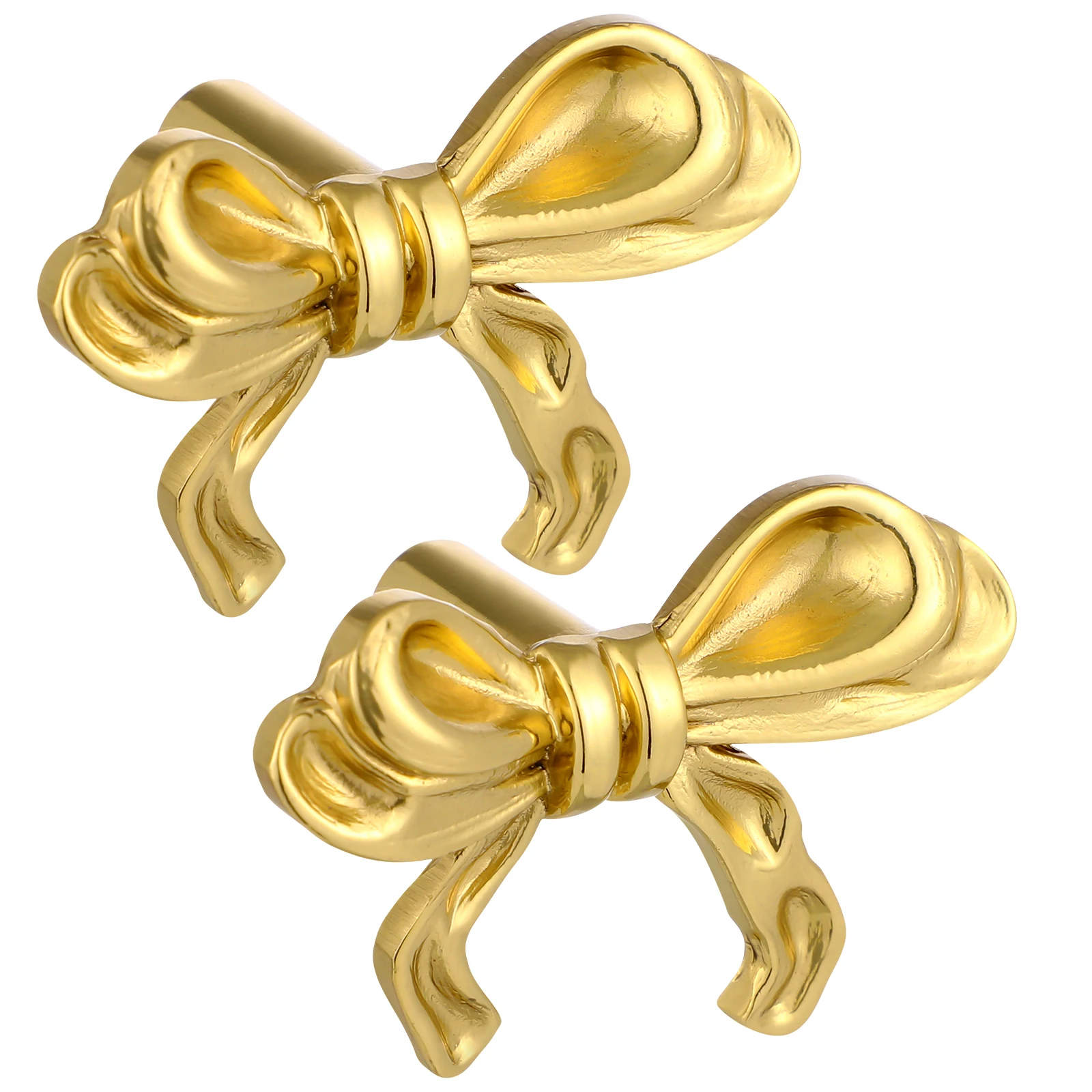 

Brass Bow Gold Drawer Hardware Door Pull Dresser Closet Cupboard Cabinet Wardrobe Pulls Hardware Metal Handles