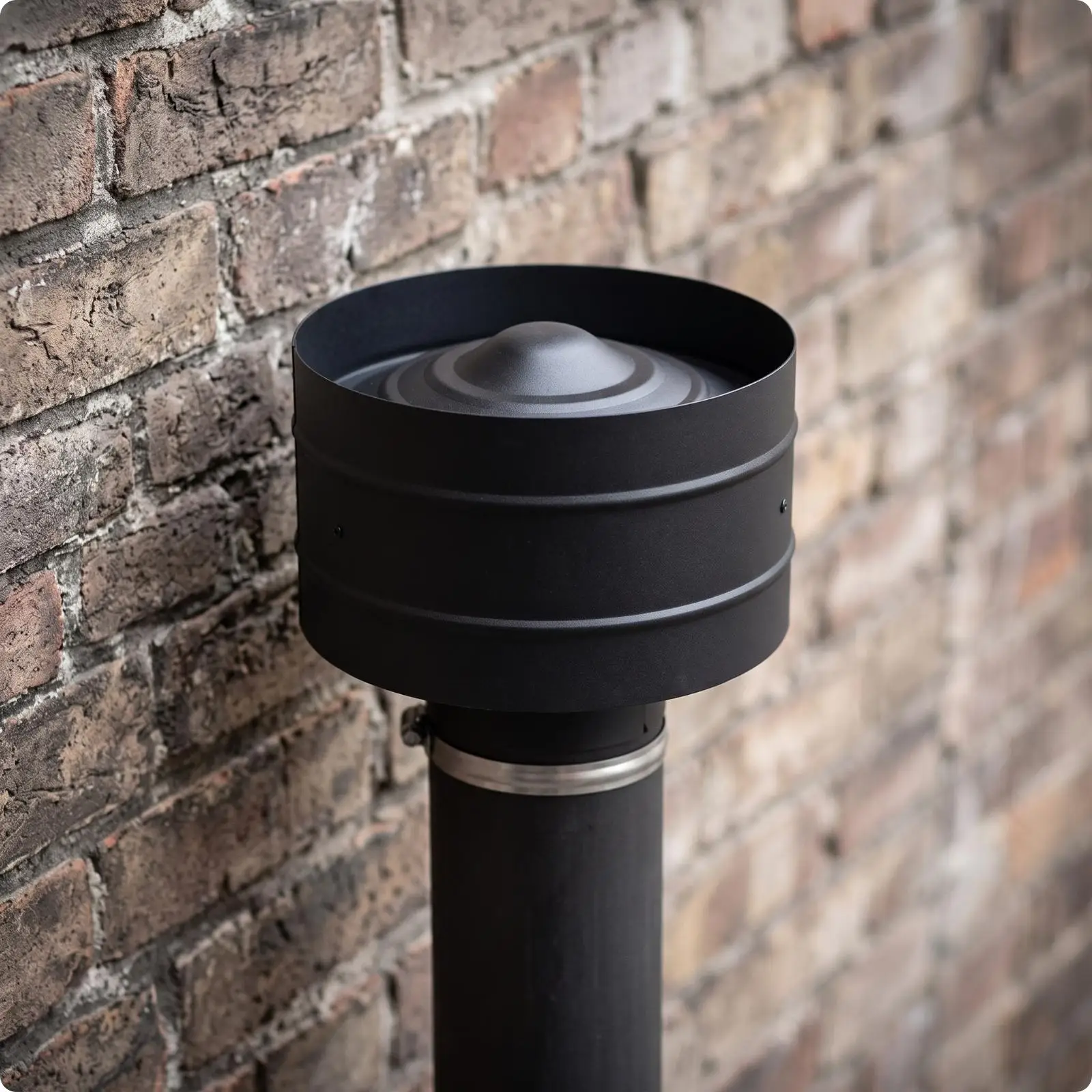 6 Inch Chimney Rain Cap 304 Stainless Steel Flue Cover for Fireplace Vent Pipe Spark Screen Outdoor Use