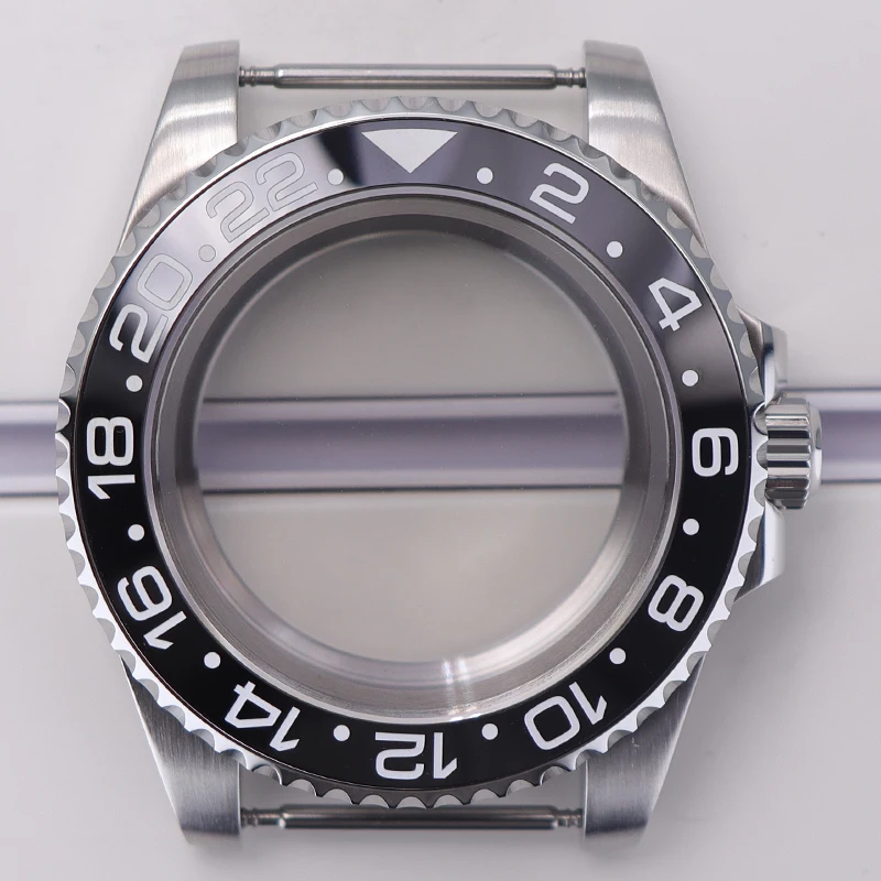 40mm 200m Wasserdichtes Taucheruhrengehäuse mit Saphirglas für Submariner GMT NH35 NH36 NH34 Miyota 8215 ETA2824 Uhrwerk, Hochwertig – Detail 3