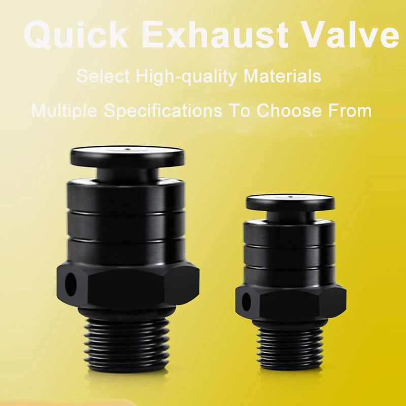 Quick Exhaust Valve Switch Exhaust Valve Pressure Relief Push-type Manual Pneumatic Switch