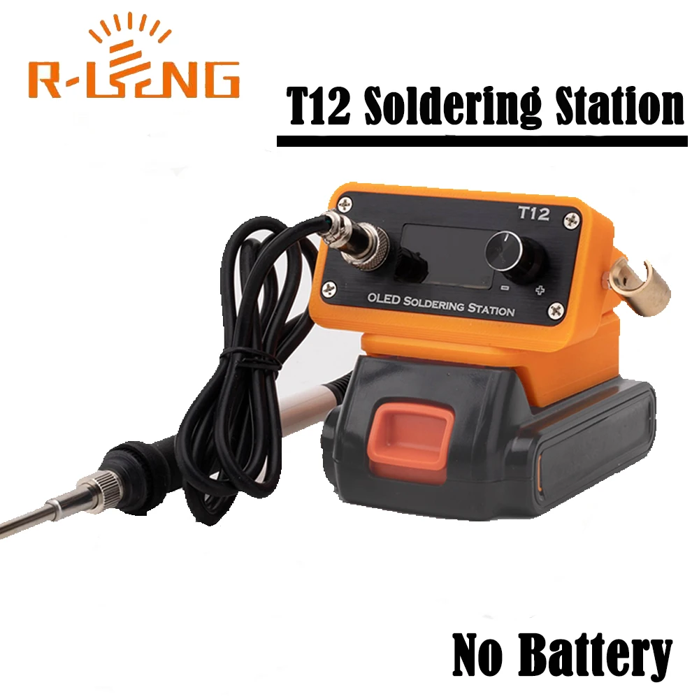 

Для паяльной станции BLACK+DECKER 20V Li-ion OLED Quick T12 с цифровым дисплеем, регулируемая, для ремонта и DIY