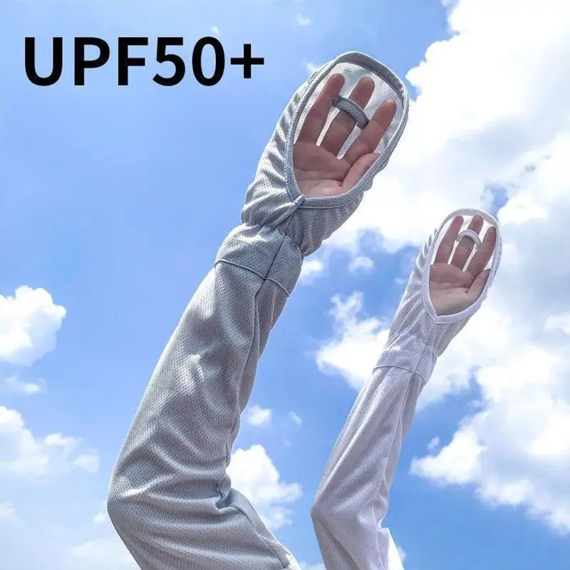 

Anti-sunburn Sleeve Summer Uv Solar Arm Sleeves Women's Driving Sun Protection Long Sleeve Anti-UV Cycling Sleeves Loose