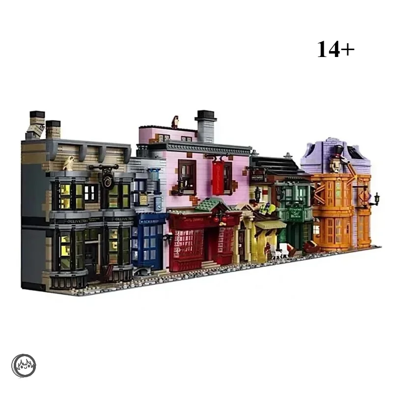 

2025 NEW 5544pcs Diagoned Alley Kits Classic Movie Series Model Kids Home Decoration DIY For Children Gifts 75978