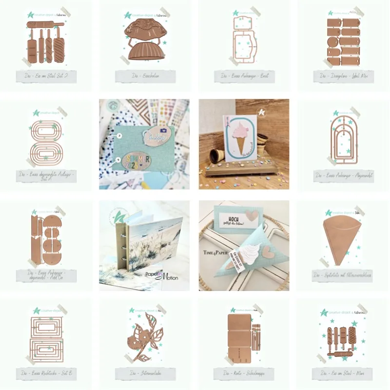 Abgerundeter Karten-Basis-Anhänger – Breite Metall-Stanzform für Slimline-Essentials, Scrapbooking-Karten-Schablone, Stanzform für DIY-Handarbeiten