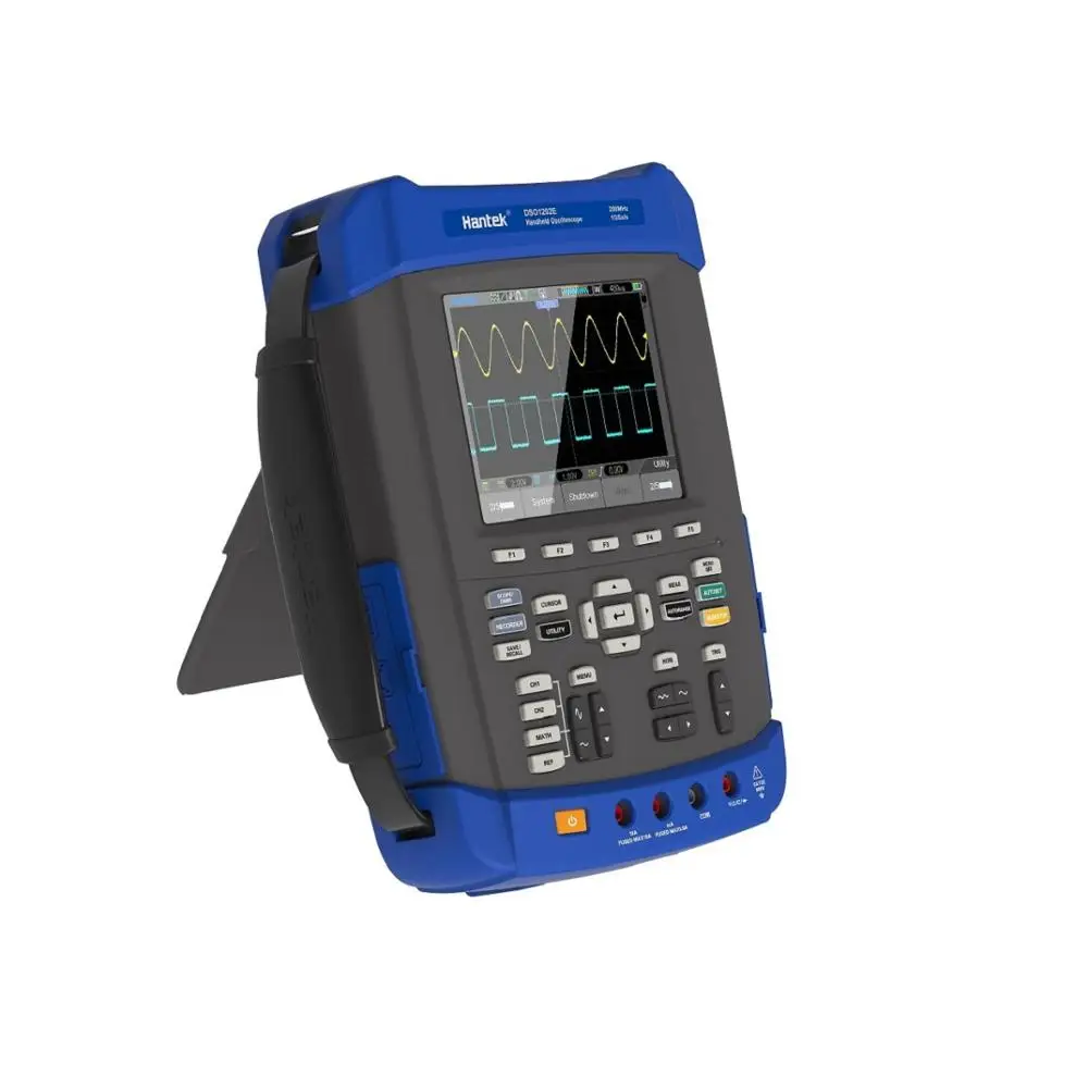 

Hantek DSO1202 200MHz Z6000 Counting Multimeter Handheld Analog Oscilloscope High Frequency Digital Display Repair Oscilloscope