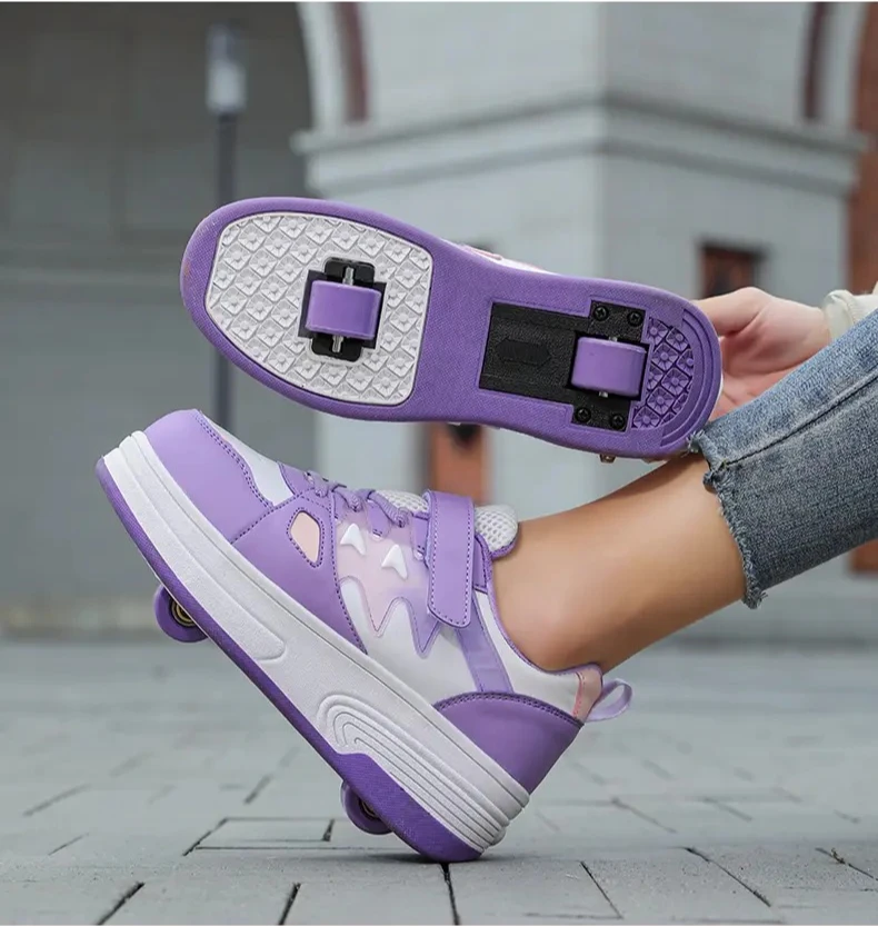 

Детские спортивные роликовые коньки на открытом воздухе, однорядные детские раздвижные туфли на колесах, четырехколесные детские кроссовки для мальчиков и девочек