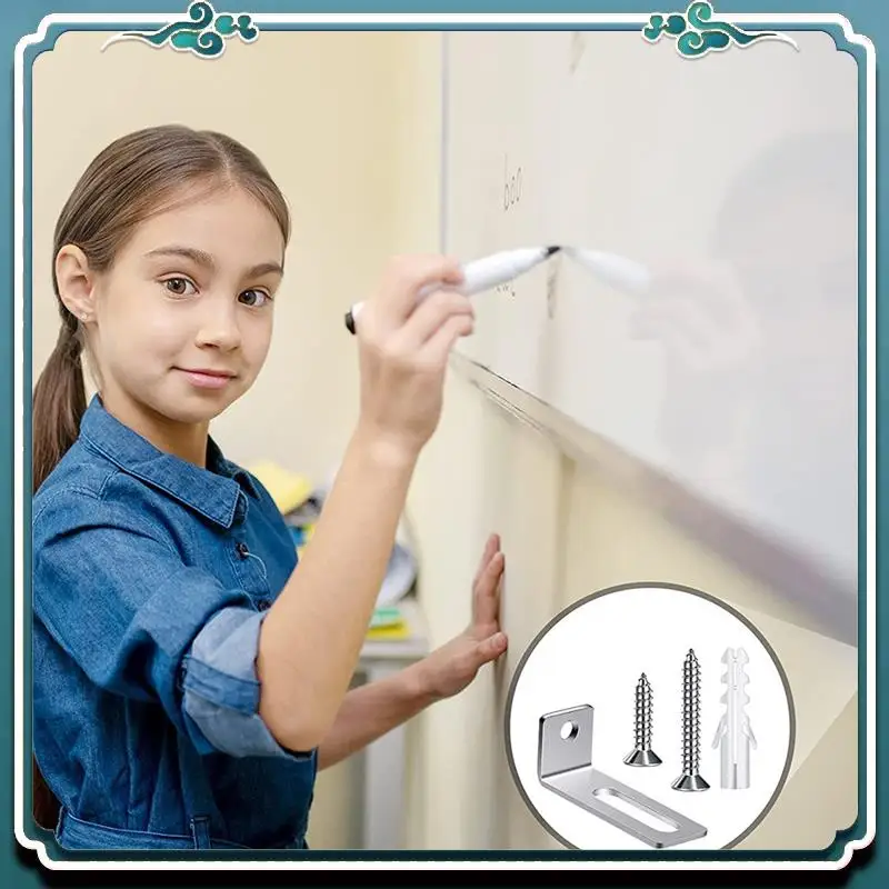 Easy To Use Brackets Mounting Brackets Whiteboard Installation Hardware Kit Wall Hanging Kit For Hanging Whiteboard School Offic