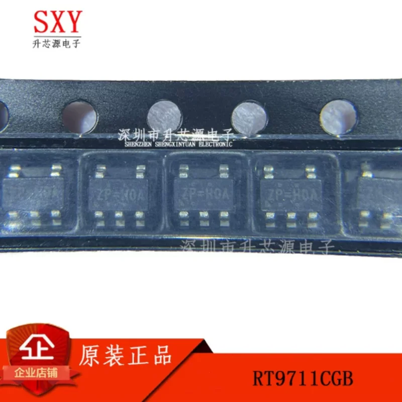 Original RT9711GB RT9711A/B/C/DGB silk screen ZP=SOT-23-5 power switch chip