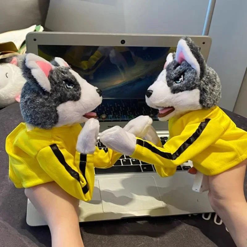 Fun-filled Toy Animals with Playful Husky Boxing Dogs Perfect Gifts for Celebrating Holiday and Birthday with Friend Gettogether