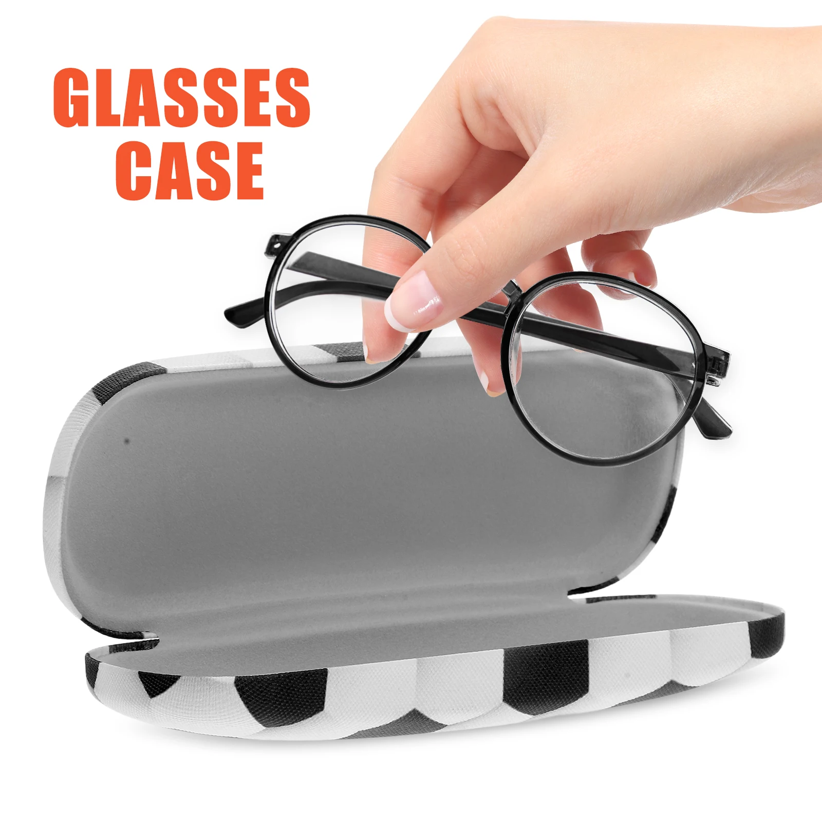 

Hard Shell Eyeglass Case Protective Reading Eyeglasses Eyeglasses Carrier Eyewear Protector Storage For Student Eyeglasses Case