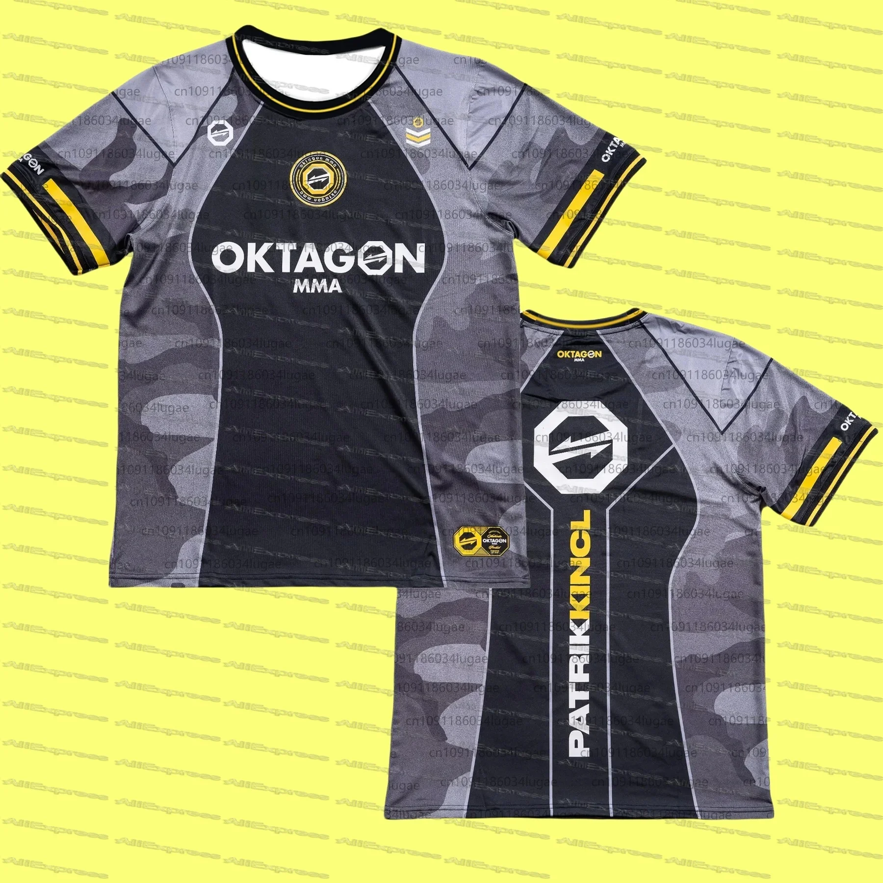 

2025NewOKTAGON Fighter Fan Uniform, мужская и женская дышащая, приятная для кожи, повседневная футболка с круглым вырезом и короткими рукавами, 3D-печать