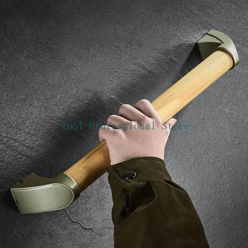 

57QF Поручень для душа из цельного дерева, поручень для ванной комнаты, ручка для душа, поручни для ванной, поручни для пожилых