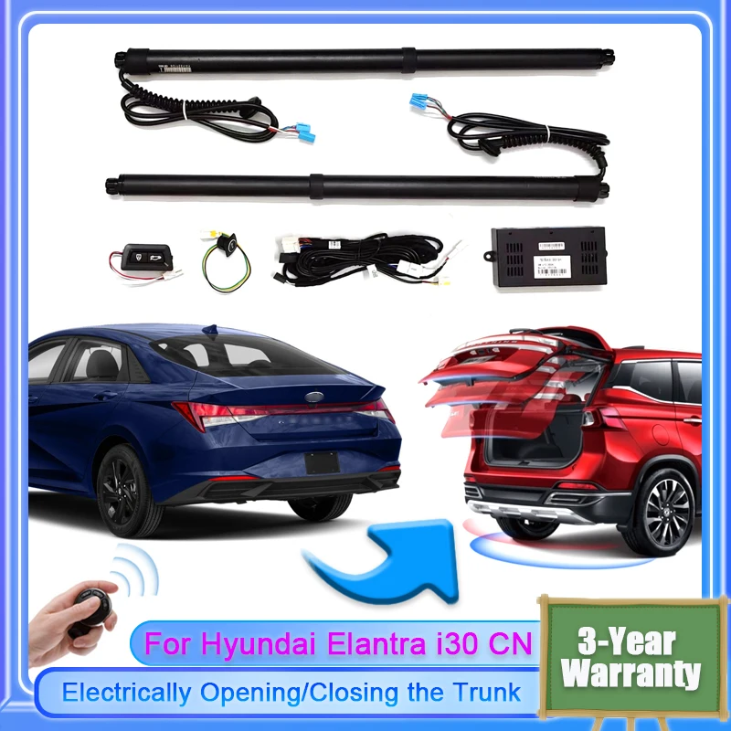 For Hyundai Elantra i30 2020~2024 Vehicle Electric Tailgate Lift for Trunk Intelligent Opening of Tail gate Soft Close Car Door