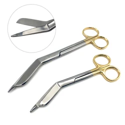 14/18CM Gauze Scissors Nursing Lister Bandage Golden Handle Plastic surgery instrument Stainless Steel