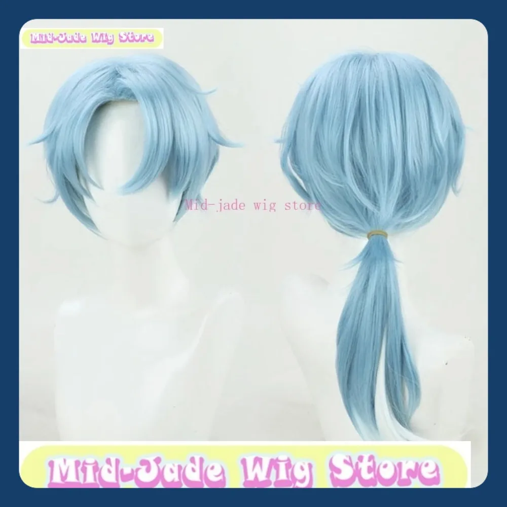 Mid-Jade Wig Store Virtual Streamer Chinesische Jungenperücke Anime Spiel Rollenspiel Halloween Party Synthetische Perücke