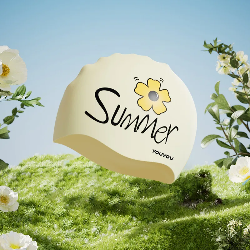 Cuffia da nuoto per bambini in silicone per cartoni animati Cuffia da nuoto professionale per protezione per le orecchie per ragazze impermeabile per bambini