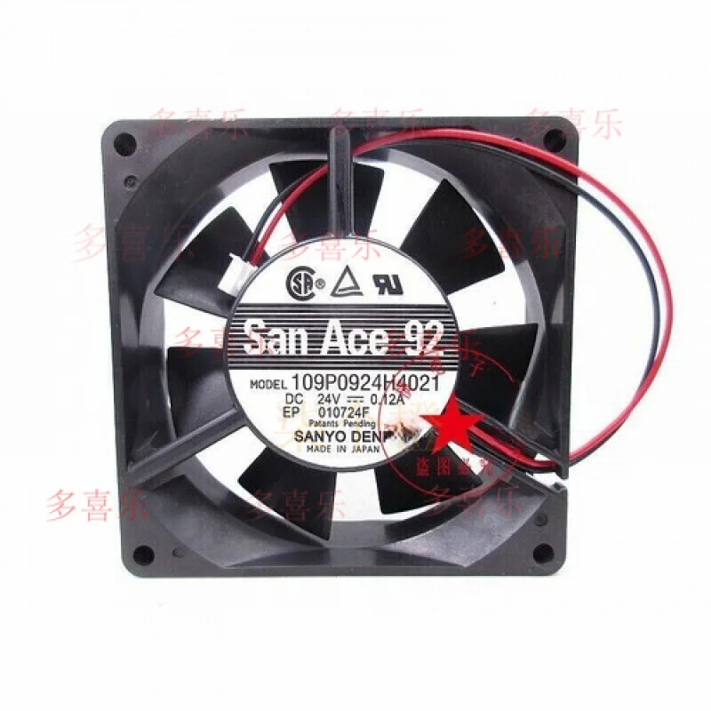 

ZMZM ДЛЯ 109P0924H4021 9025 9 см 24 В 0,12 А инверторный охлаждающий вентилятор 2 контакта # А6–37