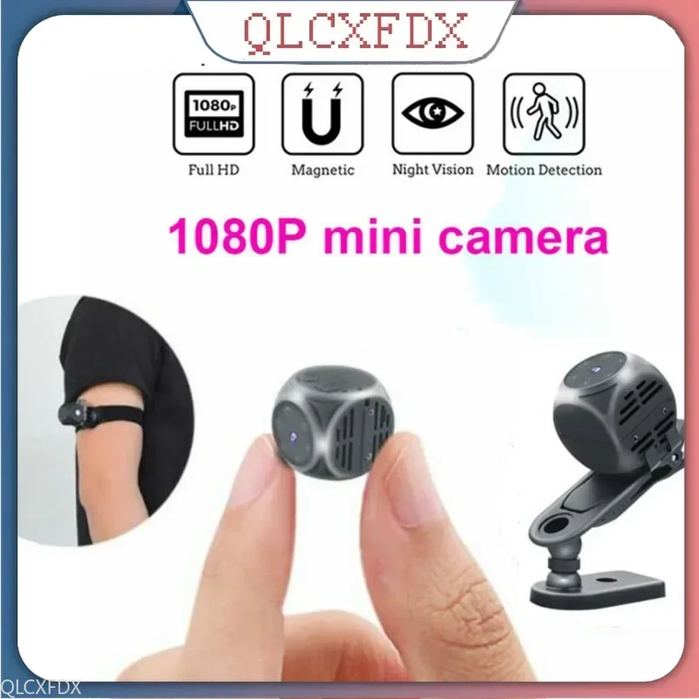 Мини-видеокамера HD 1080P, видеозапись, DV DVR, микрокамера, обнаружение движения с инфракрасной видеокамерой ночного видения, поддержка TF-карты