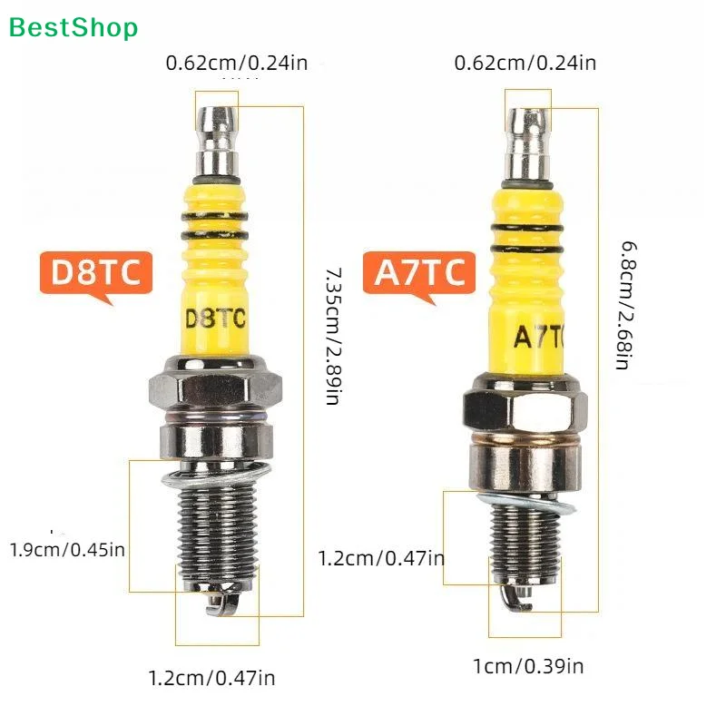 Standard Spark Plugs High-performance Accessories Suitable For Off-road Vehicle And Motorcycle
